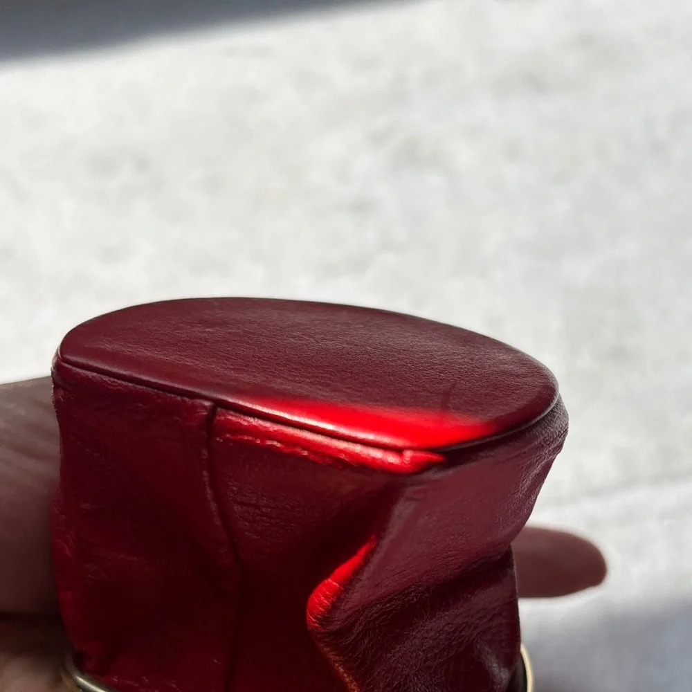 Vintage Dior Red and Gold Women's Jewelry Storage bag - Picture 9 of 16